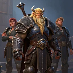 griffin rider in the style of warcraft, ralph horsley, rossdraws, ilvya kuvshinov, stylized background, matte painting, maya, pixar, cinematic lighting, artstation, highly detailed, masterpiece, epic