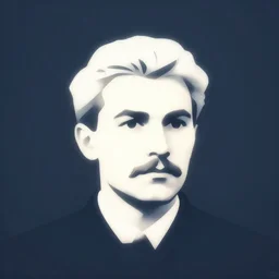 face icon stylized minimalist young soviet russian bolshevik leader nadezhda konstantinovna krupskaya, loftis, cory behance hd by jesper ejsing, by rhads, makoto shinkai and lois van baarle, ilya kuvshinov, rossdraws global illumination