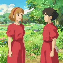 un dia de paz! christina hendricks and kat dennings in red dresses, arte koto no ha no niwa, makoto shinkai, moebius, milo manara, hugo pratt, french comic art, semi - realistic anime, portrait, beautiful face, symmetrical face, trending on pixiv, detailed, clean lines, sharp lines, crisp lines, award winning illustration, masterpiece, 4 k
