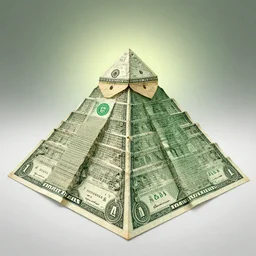 pyramid illuminati, dollar green paper