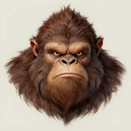 angry sasquatch, head and shoulders portrait, intricate, elegant, highly detailed, centered, digital painting, artstation, concept art, smooth, sharp focus, illustration, art by artgerm and donato giancola and Joseph Christian Leyendecker