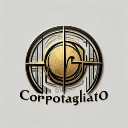 a corporate logo of a company that says corpotagliato aesthetic brilliant russian avant - garde