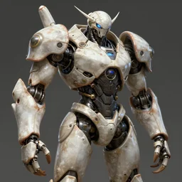 mech suit made of crab shells, diffuse lighting, fantasy, highly detailed, photorealistic, digital painting, artstation, illustration, concept art, smooth, sharp focus, in the style of tom bagshaw
