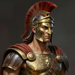 spartan hoplite hero, portrait, fierce, intricate, elegant, volumetric lighting, digital painting, highly detailed, artstation, sharp focus, illustration, concept art, ruan jia, steve mccurry