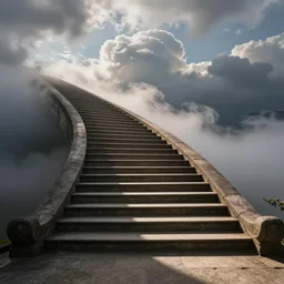 Very beautiful stairs to the heaven