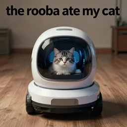 album cover of'the roomba robot ate my cat'by boris vallejo