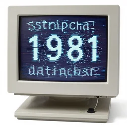 stripchat electronic computer screen date, 1 9 8 1, glitched, datamosh, error, photo, in the style of hans bellmer