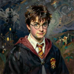 Harry Potter, painting by Mikhail Vrubel