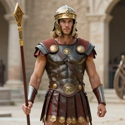 nick wilde as a roman gladiator