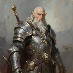 a beautiful portrait painting of a fantasy dwarf paladin, portrait fantasy art, character art study, hires, 4 k, 8 k, digital art, in the style of keith parkinson