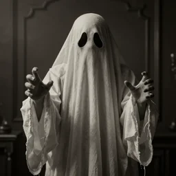 sepia photograph of a ghost scary dramatic 3 5 mm realistic cinematic