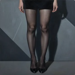 Elle Fanning wearing stockings picture by Sachin Teng, asymmetrical, dark vibes, Realistic Painting , Organic painting, Matte Painting, geometric shapes, hard edges, graffiti, street art:2 by Sachin Teng:4