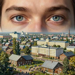 russia, village, bright future, social realism, view from the eyes, soviet architecture, many people, highly detailed, digital painting, artstation, concept art, matte, sharp focus, illustration, art by artgerm and greg rutkowski and alphonse mucha