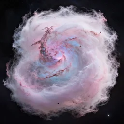 the nebula made of cotton candy
