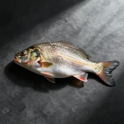 still life photo of a fish