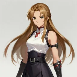 A digital painting of Asuna from SAO , by Stanley Artgerm Lau, frank frazetta, Rossdraws, James Jean, gerald brom, Andrei Riabovitchev, Marc Simonetti, and Sakimichan, trending on artstation, SFW version