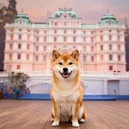 shiba inu, from the grand budapest hotel