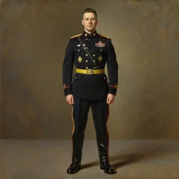 full body portrait of the dictator of the utah jazz, 1 8 8 9, in full military garb, oil on canvas by william sidney mount, trending on artstation