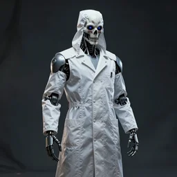 cybernetic plague doctor 8 k hyperrealism gothic creepy and scary
