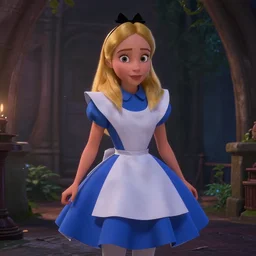 alice in wonderland, franz vohwinkel, 8 k resolution, dramatic lighting, cinematic, detailed, animated