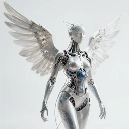 ai biomech, ethereal ultralight construct, quantum physics, angelic and unsettling, wires, veins, ferrofluid, bismuth, wings, painfully beautiful, style blend of hideo kojima, shepard fairey, alex grey, and botticelli, city is a blend of the vatican and neo - andean, 4 k photorealistic, ultra fine inklines