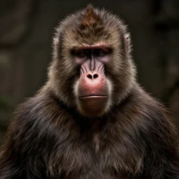 hyperrealistic dslr film still of arnold schwarzenegger disguised as ( baboon ), stunning 8 k octane comprehensive 3 d render, inspired by istvan sandorfi & greg rutkowski & unreal engine, perfect symmetry, dim volumetric cinematic lighting, extremely hyper - detailed, incredibly real lifelike attributes & flesh texture, intricate, masterpiece, artstation, stunning
