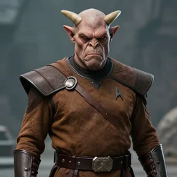 portrait of a gorn from star trek
