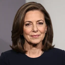 Sheryl Sandberg with face tattoo