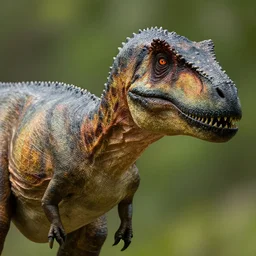 close up of a velociraptor with tegu skin