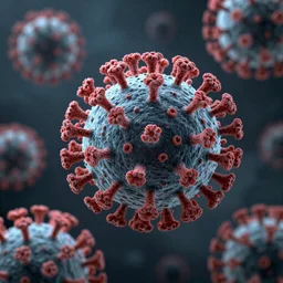 photorealism of Echovirus is a polyphyletic group of viruses associated with enteric disease in humans. by Diane Arbus depressing, frustrated detailed, high definition chaotic, micro details wide angle lens dark lighting