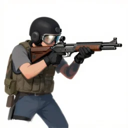 A ChImP wItH a MaChInE gUn