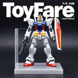 toyfare magazine cover of kenku figurine. limited edition. gunpla studio lighting. 3 5 mm f / 2. 8 macro lens. polaroid - w 7 6 8