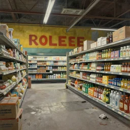 an abandoned supermarket painted by thomas cole