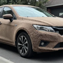 a hairy car