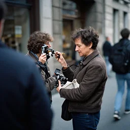 Candid Street Photography. Rollei Paul & Reinhold 640