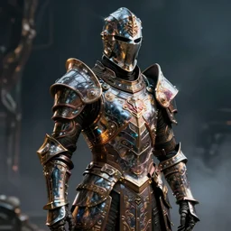 a sci fi quarter - length portrait of an ornate templar from the game destiny by bungee studios wearing ornate armor made of sci fi metal plates, cinematic lighting, smooth, high detail, dark fantasy, unreal engine, octane render, art by vitaly bulgarov artstation, concept art by bungie studios, fog volumes, vivid color glow, post processing, cgsociety