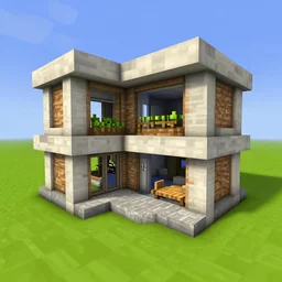 modern clean Minecraft house