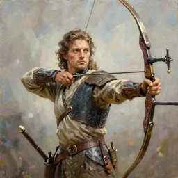 a _ fantasy _ style _ portrait _ painting _ of _ archer _ oil _ painting _ unreal _ 5 _ daz. _ rpg _ portrait _ extremely _ detailed _ artgerm _ greg _ rutkowski _ greg