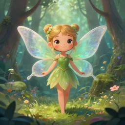 a cute fairy in the dreamy forest, fantasy, dreamlike, 8 k resolution, hyper detailed, d & d, character design, digital painting, trending on artstation, sharp focus, illustration, art by artgerm, viktoria gavrilenko, hoang lap, fuji choko, steve zheng