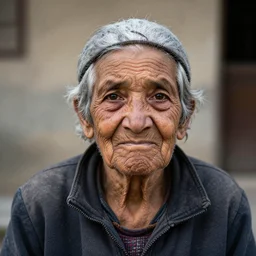 una persona vieja fotografiada