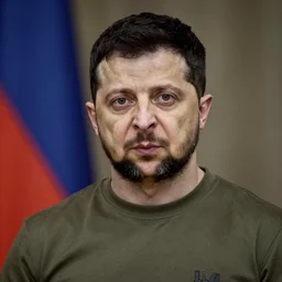 zelensky portrait by dan mumford, josan gonzalez