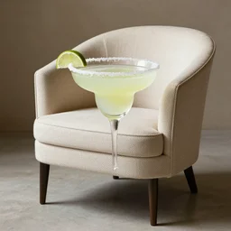 a margarita cocktail armchair