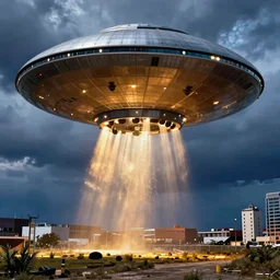 guernica style ufo hd bright vivid detailed
