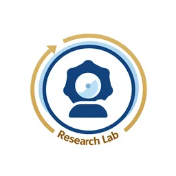 award-winning logo for research lab