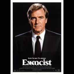 a poster of columbo in the exorcist ( 1 9 7 3 ), poster art by john carpenter, featured on deviantart, toyism, movie poster, concert poster, poster art
