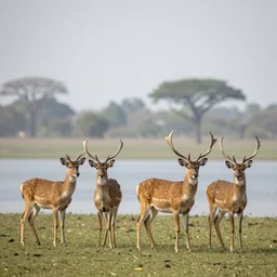 4 k image high quality of a deer in nigeria kainji lake national park