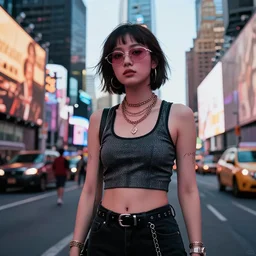 atompunk times square