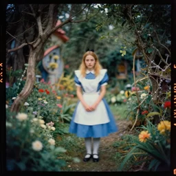 kodak portra 4 0 0, wetplate, muted colours, no people, 1 9 3 0 s award winning vivid colour portrait deep insight inside a very surreal alice in wonderland garden scene by saul leiter, insanely detailed, insanely intricate, depth of field, motion blur, no people