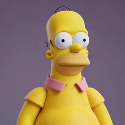 3 d cgi artstation, masterpiece. bonkers lol lmao rofl hilarious funny humorous haha dank photorealistic irl homer simpson meme. portrait. zany mannerism. octane 3 d render. sharpen filter. hyperdetailed full - color skin textures. human like rendition. puffy. yellow skin.