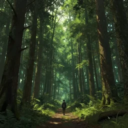 🌲🏣digital Art, Greg rutkowski, Trending artstation,cinematic
